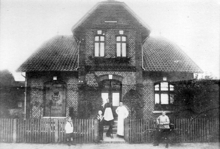 Hauptstraße 21, Schlachterei Feuß um 1900