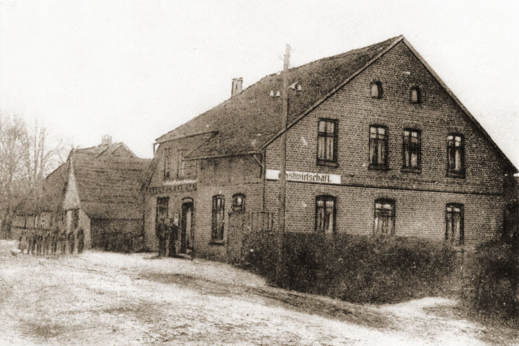 Hauptstraße 51, Winter´Gasthaus, Gastwirtschaft und Kohlenhandlung August Weber, später Fritz Brinkmann, heute Wohnhaus Elsner