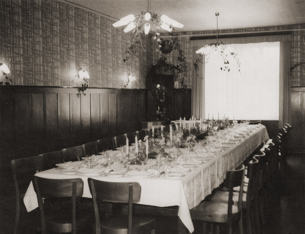 Clubzimmer in den 50er Jahren
