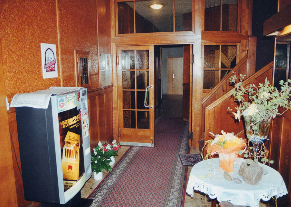 Der Eingangsbereich des Gasthauses.