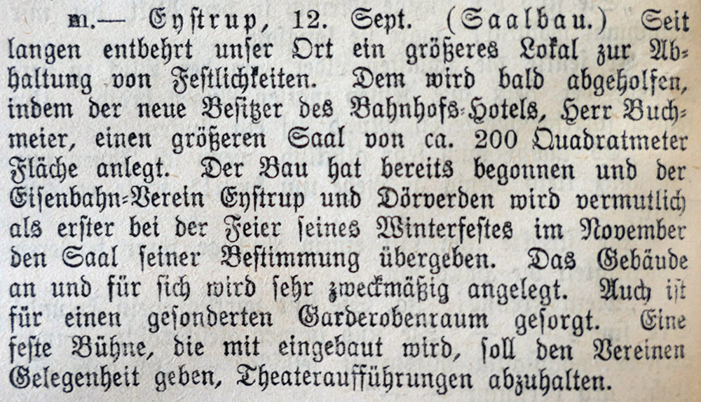 Hoyaer Wochenblatt vom 25.05.1903