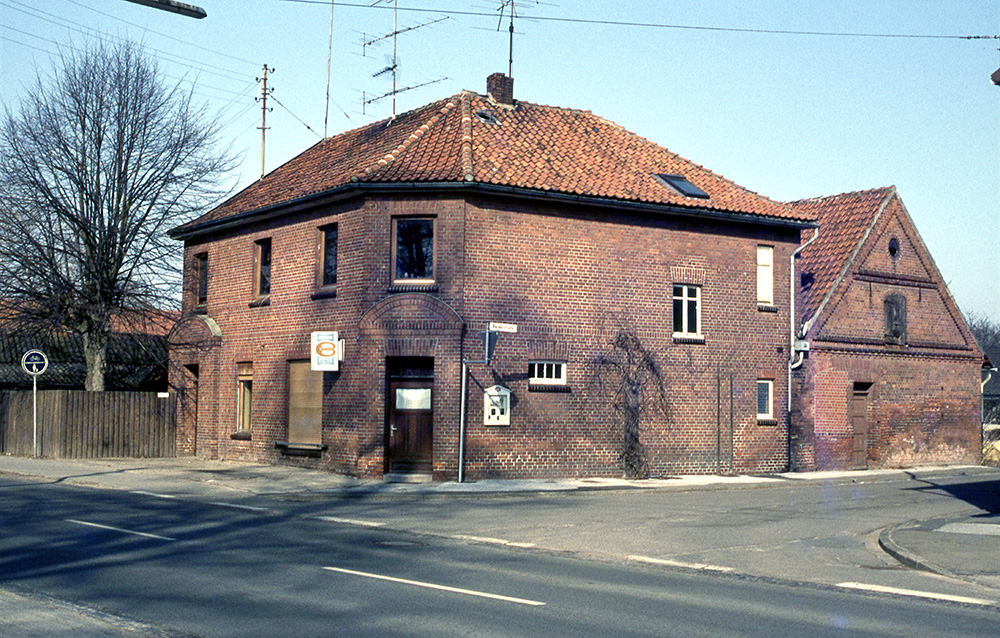 Die Bäckerei Kuhlmann an der Ecke Hauptstraße / Bäckerstraße