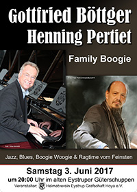 Gottfried Böttger und Henning Pertiet „Jazz, Blues und Ragtime vom Feinsten“ 