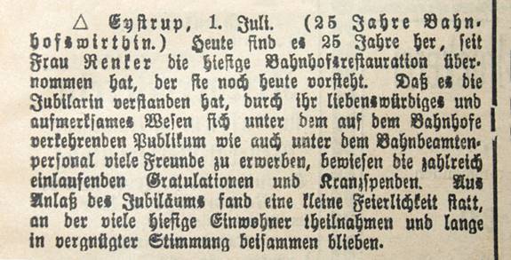 Hoyaer Wochenblatt vom 03.07.1874