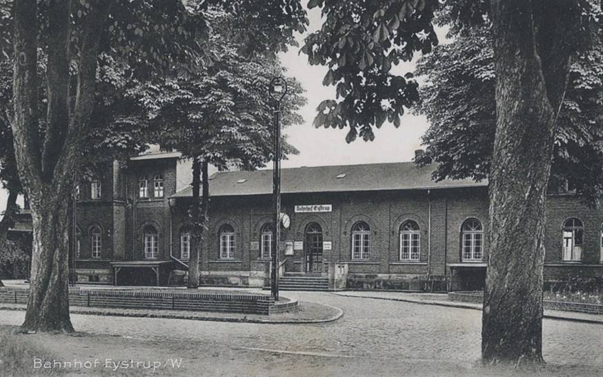 Bahnhof Eystrup in den 30er Jahren