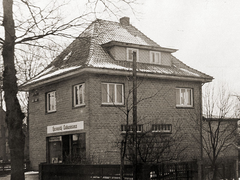 Geschäftshaus der FirmaLakemann in der Bahnhofstraße