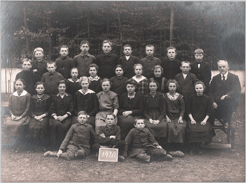Schulklasse 1920